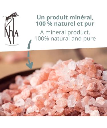 Khla - Himalayan Pink Salt 100 g - Refillable Mill - 100% Natural Salt Crystals - Salt Grains - Cooking Ingredient - Buy Online on GoSupps.com