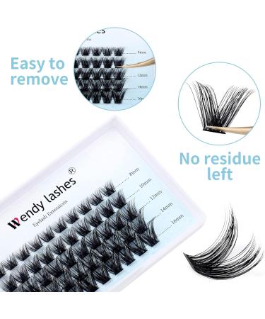 D Curl Cluster Lashes 0.07mm 8-16mm Mixed | Reusable Soft Eyelash Extensions - Buy Online on GoSupps.com
