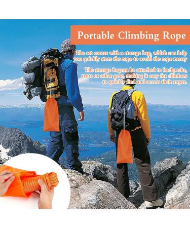 Buy 10mm Nylon Climbing Rope - Outdoor Security & Rescue Rope for Height Work | Fire Rescue & Abseiling Use - Durable Red Static Rope - Buy Online on GoSupps.com