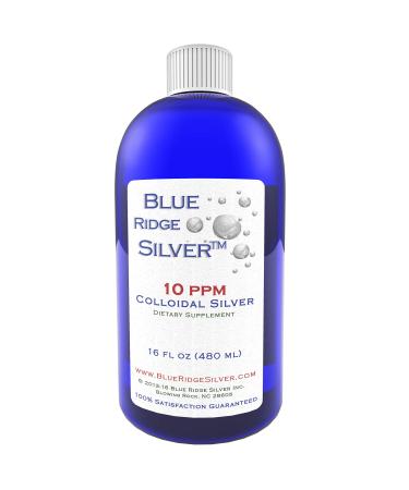 10 ppm 16 oz Colloidal Silver Natural Immune Support Health Supplement