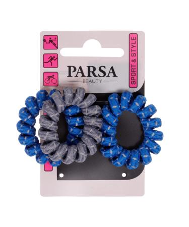 Practical Grey Blue Hanging Sports Toiletry Bag Set with Brush Hair Band & Ties | PARSA - Ideal for Travel & Gym - Buy Online on GoSupps.com