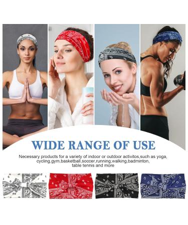 Shop 4-Pack Women's Elastic Headbands - Wide Boho Hair Bands & Leopard Print Styles | Fashion Hair Jewelry - Buy Online on GoSupps.com