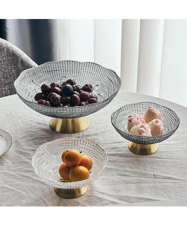 Fruit Basket Fruit Bowl Glass Fruit Plate Dinner Plate Bedroom Living Room Fruit Bowl Home Decor Bowl Kitchen Organizers and Storage (Color : G Size : 14.8 * 7.3cm) - Buy Online on GoSupps.com