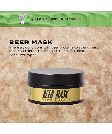 Bleach London Beer Mask - Deep Conditioning Hair Mask with Beer Proteins | Vegan & Cruelty Free | Nutrient Rich Treatment | 6.7 fl oz - Buy Online on GoSupps.com