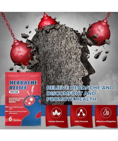 30pcs Headache Relief Patch - Traditional Chinese Medicine Health Care Stickers - Buy Online on GoSupps.com
