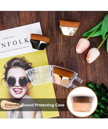 Endoto Foundation Brush | Premium Kabuki Flat Top Face Brush for Liquid Cream & Concealer - Perfect Blush & Makeup Tool - Buy Online on GoSupps.com