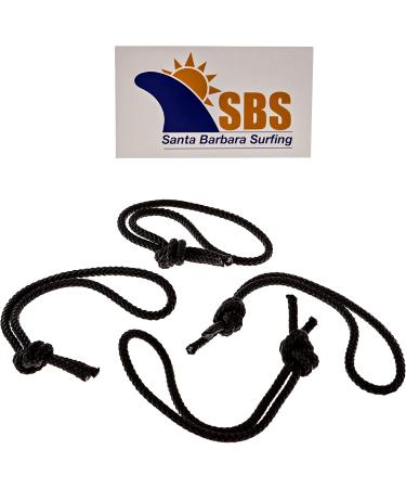SBS Leash String Cord for Surfboard, Longboard & SUP - 4 or 6 Pack Black - Buy Online on GoSupps.com