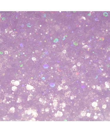 Hemoer Light Purple Opal Glitter - 100g Chunky Sequins for Resin Nail Face & Crafts | Festival Party Glitter Powder - Buy Online on GoSupps.com