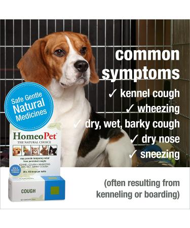 HomeoPet Cough  Natural Cough Treatment for Pets  15 Milliliters 0.08 - Buy Online on GoSupps.com