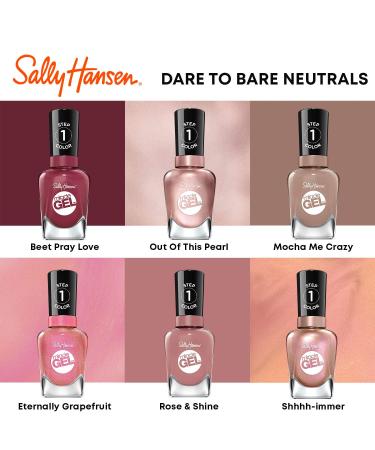 Sally Hansen Miracle Gel Nail Polish - Terra-Coppa Color 660 (14.7ml) | Shop Internationally for Long-Lasting Shine - Buy Online on GoSupps.com