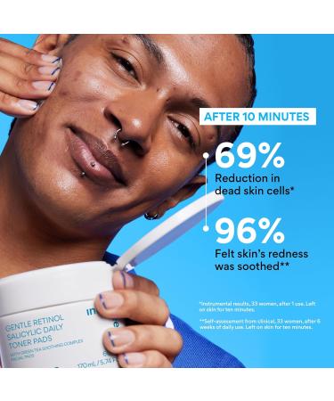 innisfree Daily Gentle Retinol Salicylic Toner Pads Korean Sheet Mask Pads for Acne-Prone Skin Care - Buy Online on GoSupps.com
