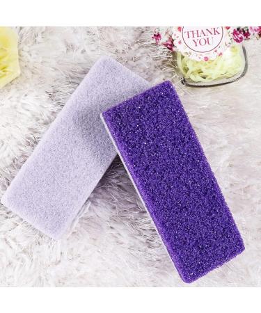 Healifty Foot Pumice Stone Callus Remover & Scrubber 2pcs - Purple | For Feet, Hands, and Body - Buy Online on GoSupps.com