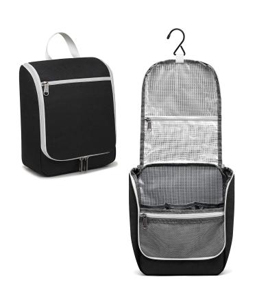 Della Gao Toiletry Bag Travel Bag for Women Men with Hanging Hook, Water-resistant Makeup Bag Cosmetic Bag Travel Organizer for Accessories, Shampoo, Full Sized Container, Toiletries, Black M Black-XS001-S - Buy Online on GoSupps.com