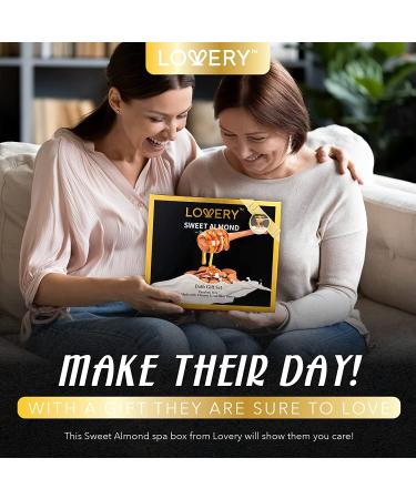 Sweet Almond Beauty & Personal Care Set for Him - Home Spa Bath Pampering Package - Relaxing Stress Relief- Self Care Kit - Perfect Gift for Birthday or Thank You - Mom Approved - Buy Online on GoSupps.com