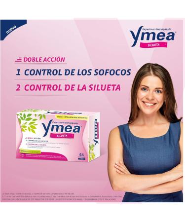 YMEA Silueta - Tratamiento Menopausia Doble Acci n | Control Sofocos y Silueta | 64 C psulas Sin Estr genos - Env o Internacional - Buy Online on GoSupps.com