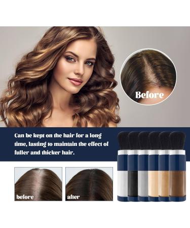 Colored Hairline Powder Hair Shadow Powder for Filling in Thinning Hair Root Touch up Powder Quick Cover Windproof Colored Hair Root Concealer (1 Brown) Brown 1 - Buy Online on GoSupps.com