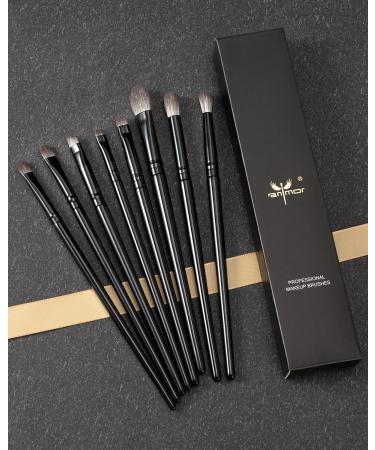 Anmor 8 Pcs Professional Eyeshadow Brush Set - Nano-fiber Blending Brushes for Eye Makeup - Buy Online on GoSupps.com