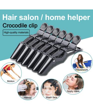 Buy Aobetak 10-Piece Black Hair Clips - Slide-Resistant Wide Teeth Hairdressing Supplies for Women & Girls - International Shipping - Buy Online on GoSupps.com