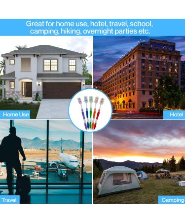 100 Bulk Medium Bristle Toothbrushes Individually Wrapped with Hygiene Cap - Ideal for Home, Travel, Events, Care Packages, Guests, Hotels & Lodging - Buy Online on GoSupps.com