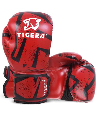 Tigera Children s Boxing Gloves 6oz | Kickboxing & Muay Thai Sparring | Red Martial Arts Training Punching & Coaching Gloves for Boys & Girls - Buy Online on GoSupps.com