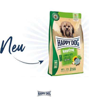 Happy Dog NaturCroq Mini Lamb & Rice 4kg - Premium Dog Food for Small Breeds International Shipping Available - Buy Online on GoSupps.com