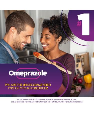 GoodSense Omeprazole 20mg Delayed Release Tablets - Cool Mint Acid Reducer - 42 Count - Buy Online on GoSupps.com