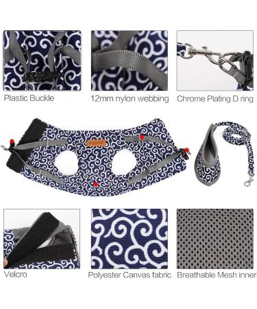 Buy Etopars Adjustable Cat Dishes & Ultra-Light Harness Vest for Kittens | International Shipping Available - Buy Online on GoSupps.com