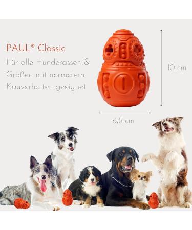 Paul Dog Toys - Indestructible Natural Rubber Chew Toys for Small to Large Dogs | Treat-Filling & Dental Care | Ideal for Everyday Use - Buy Online on GoSupps.com