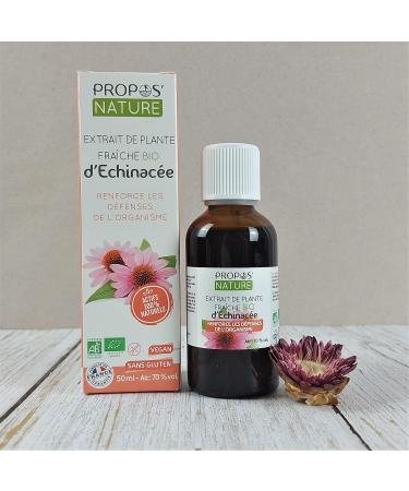 Organic Echinacea Extract - Strengthens Natural Defenses - 50 ml PROPOS'NATURE - Buy Online on GoSupps.com