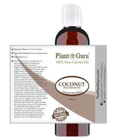 Carrier Oil Variety Set 4 oz - Almond, Avocado, Coconut, Grapeseed - 100% Pure Natural Cold Pressed Oils for Aromatherapy, Skin & Hair Growth. Ideal for Body Massage and Moisturizing - Buy Online on GoSupps.com
