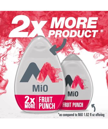 MiO Sugar-Free Fruit Punch Liquid Water Enhancer - 3.24 fl oz (Pack of 1) - Buy Online on GoSupps.com