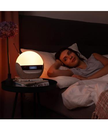 Buy Lumie Bodyclock Luxe 700FM - Light Alarm Clock with FM Radio Bluetooth Speaker & Low Blue Light | International Shipping Available - Buy Online on GoSupps.com