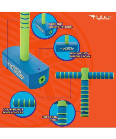 Flybar My First Foam Jump and Squeak Pogo Stick - Safe Pogo Stick for Kids Ages 3 & Up (Blue) - Buy Online on GoSupps.com