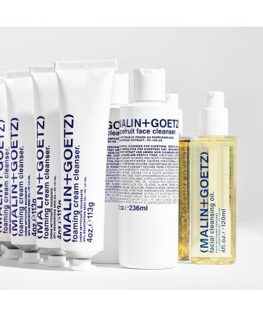 Malin + Goetz Foaming Cream Cleanser - Gentle Vegan Face Cleanser for All Skin Types 4 oz - Soothes & Moisturizes Skin Men & Women - Buy Online on GoSupps.com