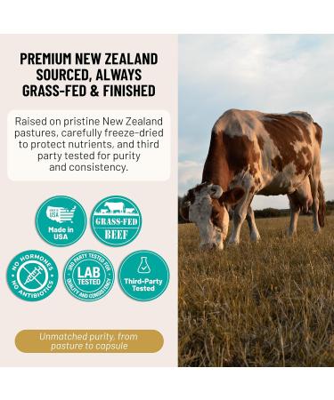 Evolved Elements Beef Liver Gentle New Zealand Grass-Fed Grass-Finished Desiccated Beef Liver Supplement with OrganEase for Odor-Neutral Smooth Digestion Clean Taste 3 000 mg 180 Capsules - Buy Online on GoSupps.com