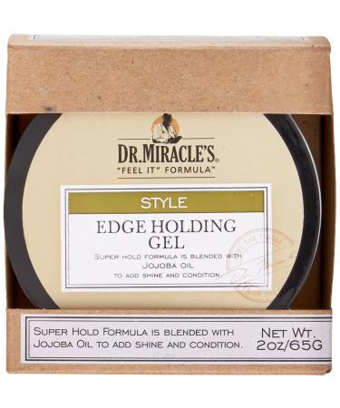 Dr. Miracle's Style Edge Holding Gel 2 Oz - Strong Hold Hair Gel - Buy Online on GoSupps.com