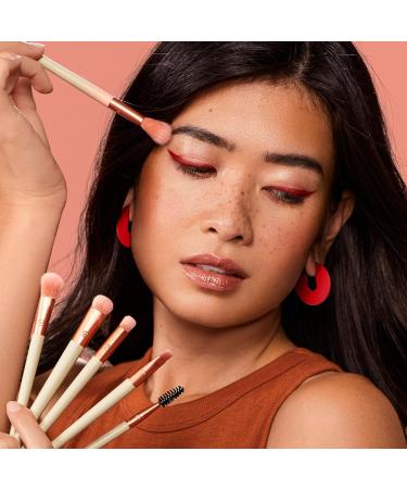 EcoTools Elements Limited Edition Fiery Eye Professional Eye Makeup Brush Set 6 Piece Set Orange - Buy Online on GoSupps.com