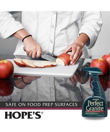 Hopes Perfect Granite & Marble Countertop Cleaner Stain Remover and Polish - 22oz (Pack of 2) - Buy Online on GoSupps.com