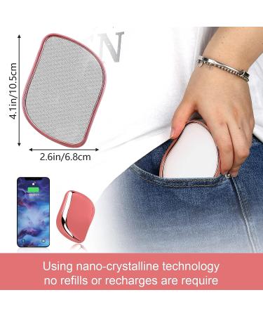 Crystal Hair Eraser for Women and Men - Painless Exfoliation Hair Remover - Portable & Reusable (APINK) - Buy Online on GoSupps.com