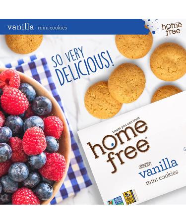 Homefree Mini Vanilla Cookies - Gluten Free, Nut Free, Vegan, 5 oz. Box (Pack of 1) - Buy Online on GoSupps.com