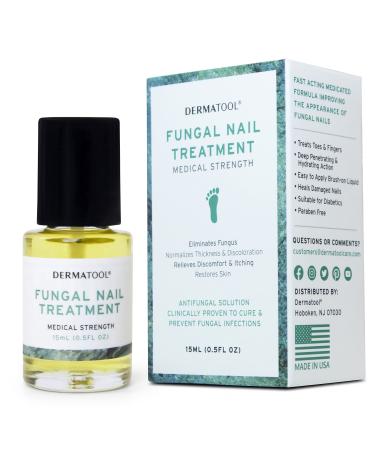 Nail Fungus Treatment for Toenail Extra Strength - Antifungal Solution and Fungal Nail Cure Under the Nail - Toe and Fingernail Repair for Damaged Discolored Thick Nails - with Nail Care Set Tools