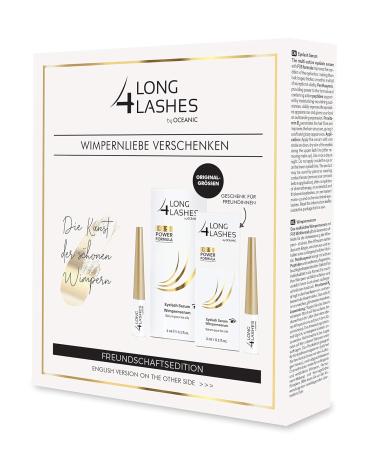Long4lashes FX5 Eyelash Serum - Double Power Vegan Formula | 3ML+3ML Savings Set | Breathtaking Miracle for Lush Lashes - Buy Online on GoSupps.com