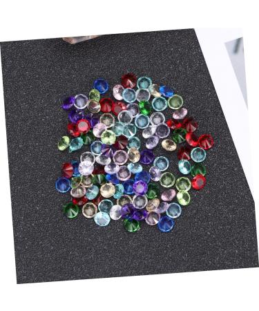 Zerodeko 100 Pcs Jewelry Decoration Treasure Jewelry Diamond Acrylic Beads Faux Simulated Diamond Album Pendant Acrylic Glass Diamond for Nail Art Home Decor Glass Decor Wedding Rhinestones As Shown M - Buy Online on GoSupps.com