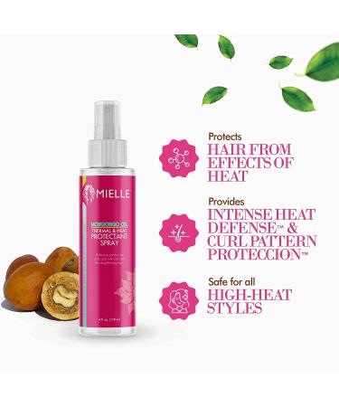 Mielle Organics Mongongo Oil Thermal Heat Protectant Spray - 4oz - Buy Online on GoSupps.com