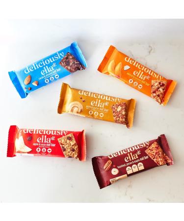 Deliciously Ella Apricot & Coconut Oat Bars - Gluten-Free Vegan Healthy Snack (50g, 16 Bars) - Buy Online on GoSupps.com