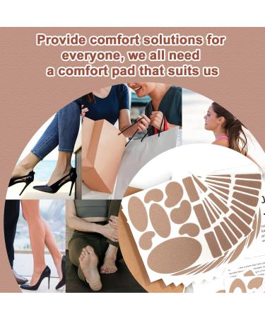 14 Sheets Moleskine Pads - Adhesive Blister Prevention & Heel Protection | Moleskin Bladder Pads for All Shapes - Buy Online on GoSupps.com