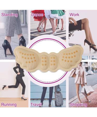 3 Pairs Upgraded Heel Cushion Inserts - Anti-Slip Grips & Comfortable Liners for Loose Shoes | Best High Heel Protectors for Women - Buy Online on GoSupps.com
