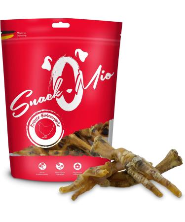 SnackOMio Premium Dog Snack - Crispy Chicken Feet Grain-Free 350g Pack for Healthy Dogs - Buy Online on GoSupps.com