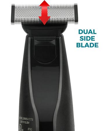 Solimo Rechargeable Beard Trimmer - 1 Blade 3 Combs & Charging Cable | International Shipping Available - Buy Online on GoSupps.com