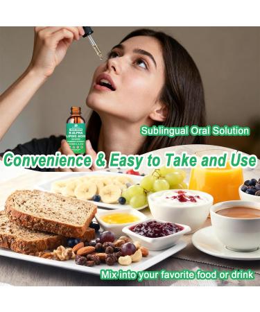 Alpha Lipoic Acid Liquid Drops ALA Supplement Alpha Lipoic Acid 600mg for Antioxidants Nerve & Energy Metabolism Support Alpha-Lipoic Acid w. Stabilized R-ALA & S-ALA for Max Bioavailability NON-GMO - Buy Online on GoSupps.com